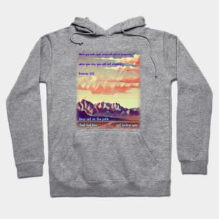 Head out on the path that God has set before you Hoodie